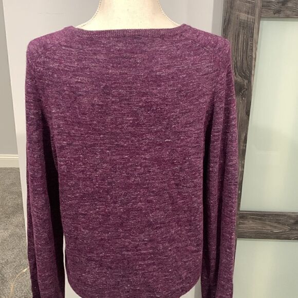 J Crew men’s size L sedona purple sweater - Picture 3 of 3